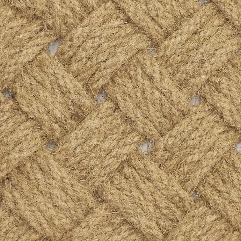 Better Homes and Gardens Natural Roped Knot Design Coir Door Mat